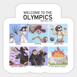 Welcome to the Olympics Sticker